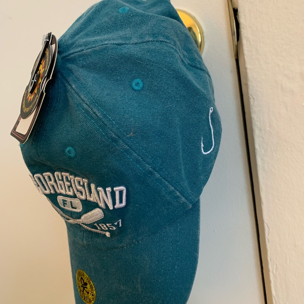 Teal Embroidered Cap